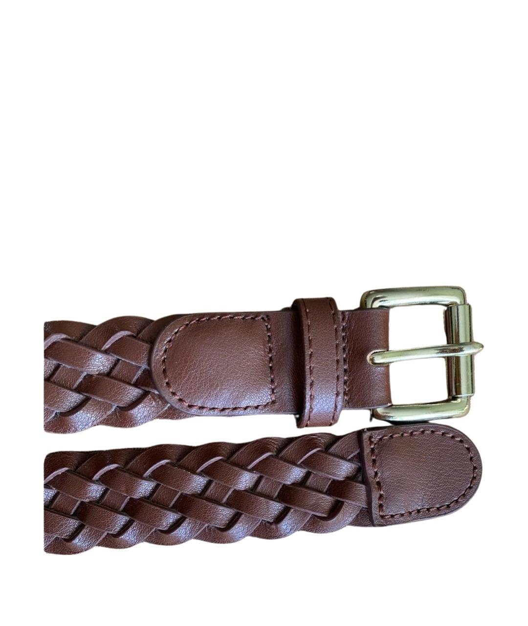 MICHAEL KORS Коричневый кожаный ремень, фото 1