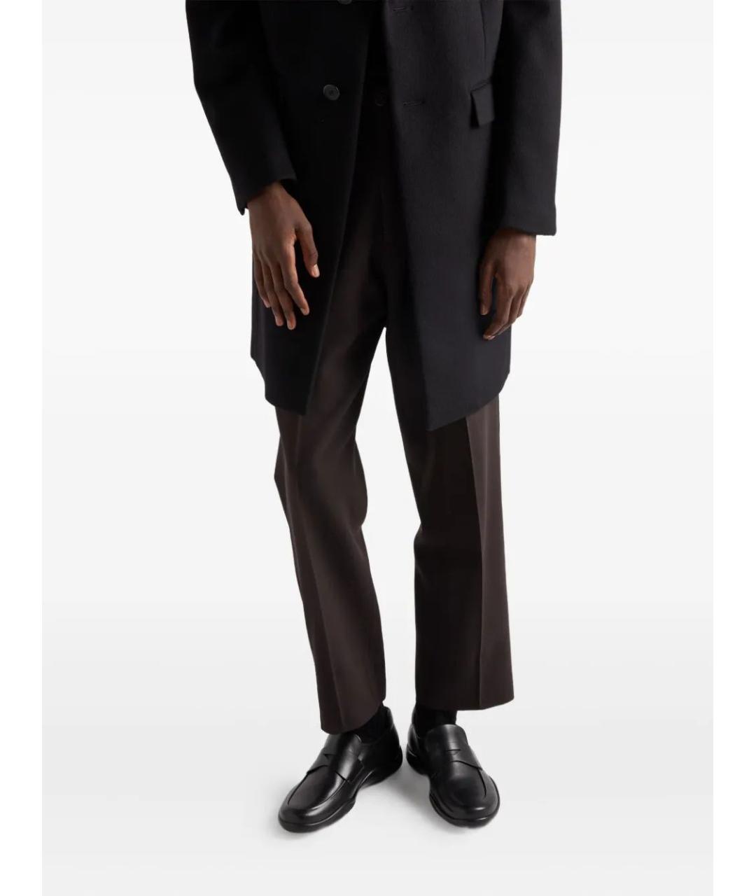 PRADA Черные кожаные лоферы, фото 5