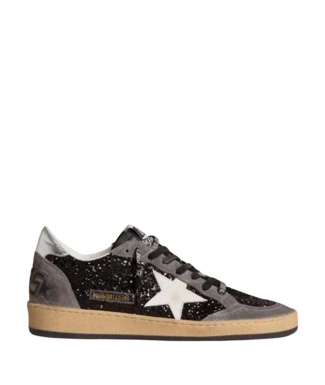 GOLDEN GOOSE DELUXE BRAND Черные кожаные кеды, фото 1