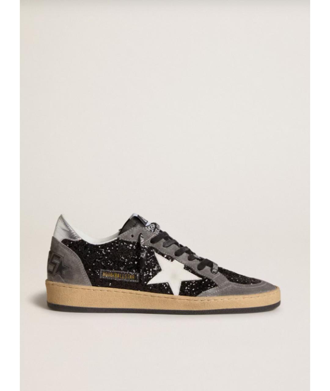 GOLDEN GOOSE DELUXE BRAND Черные кожаные кеды, фото 6