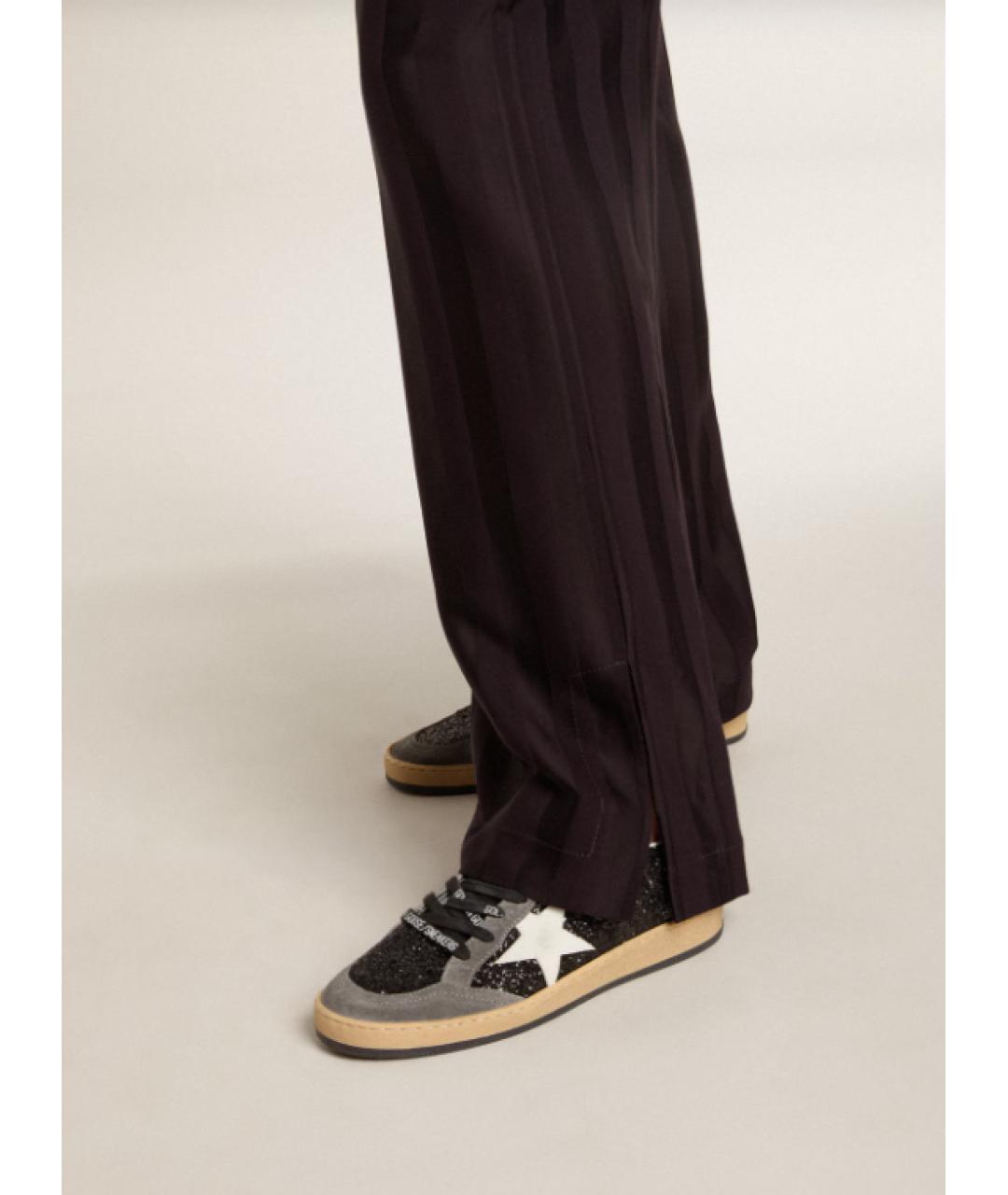 GOLDEN GOOSE DELUXE BRAND Черные кожаные кеды, фото 5