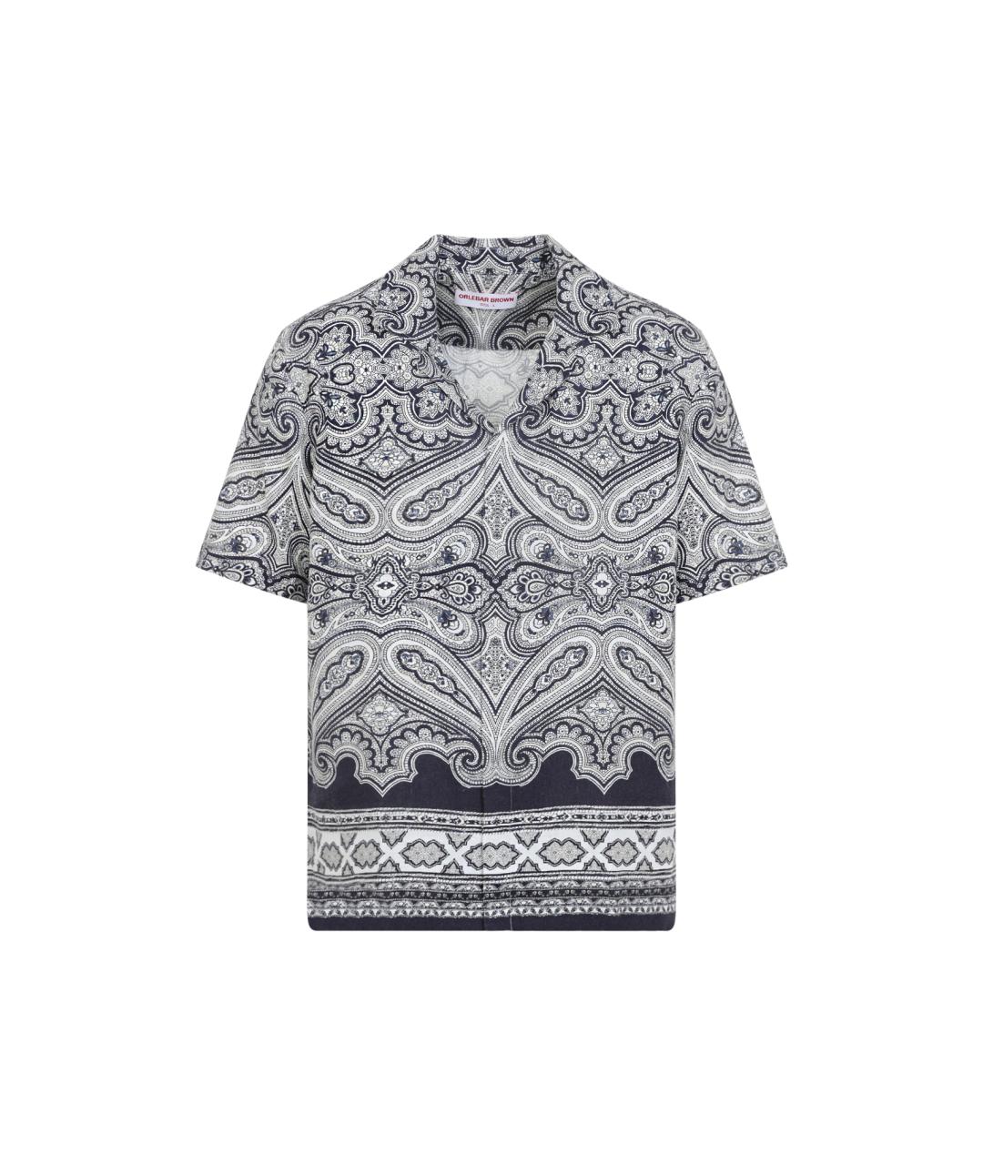 ORLEBAR BROWN Мульти льняная кэжуал рубашка, фото 1