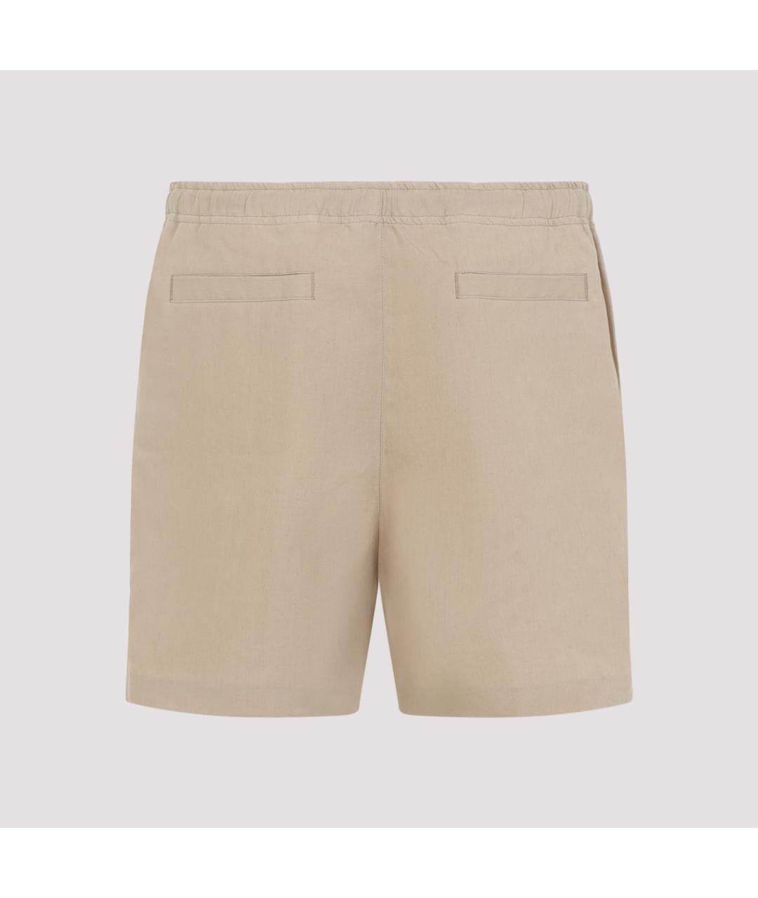 ORLEBAR BROWN Бежевые льняные шорты, фото 4