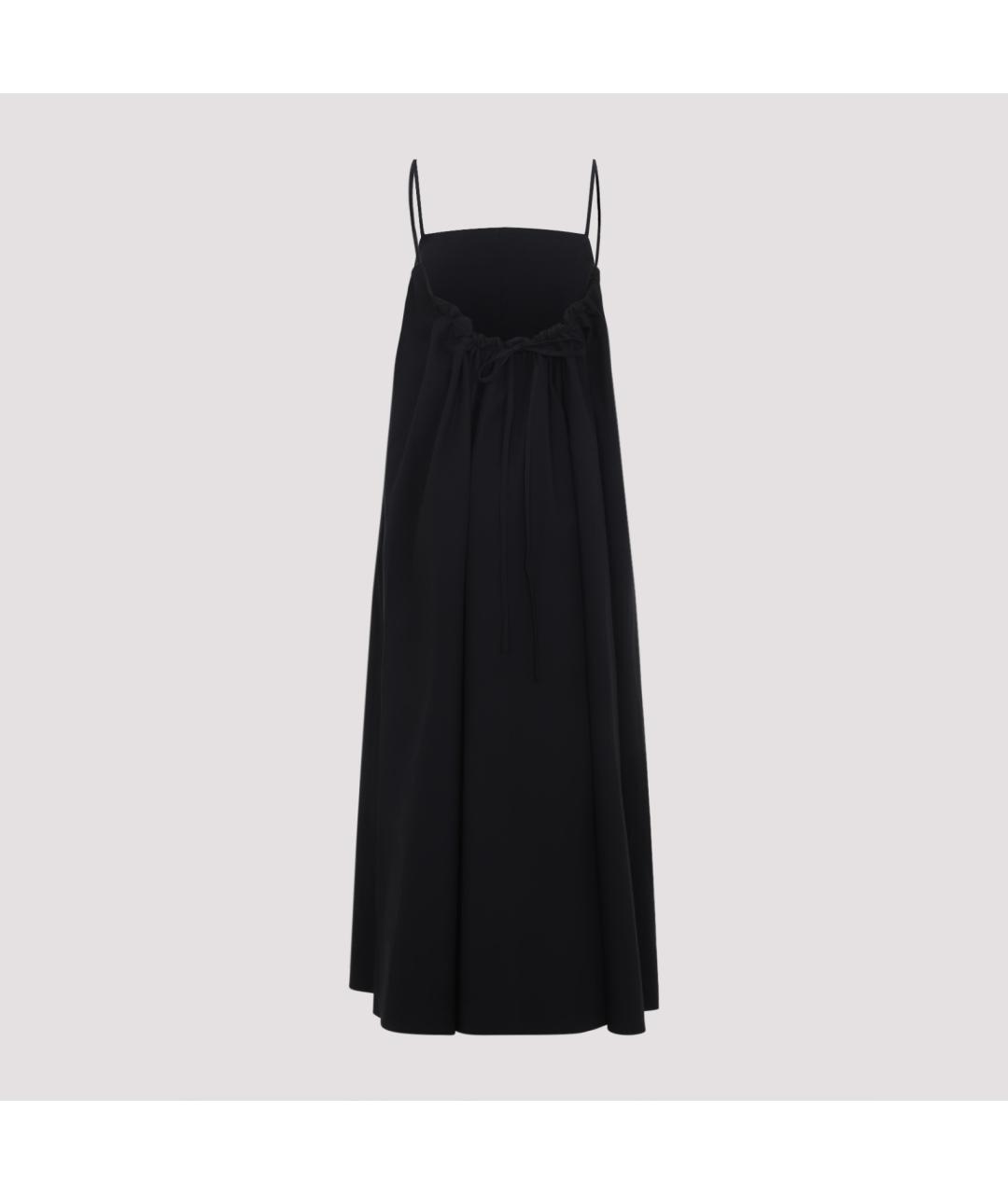 STUDIO NICHOLSON Черный хлопковый сарафан, фото 4