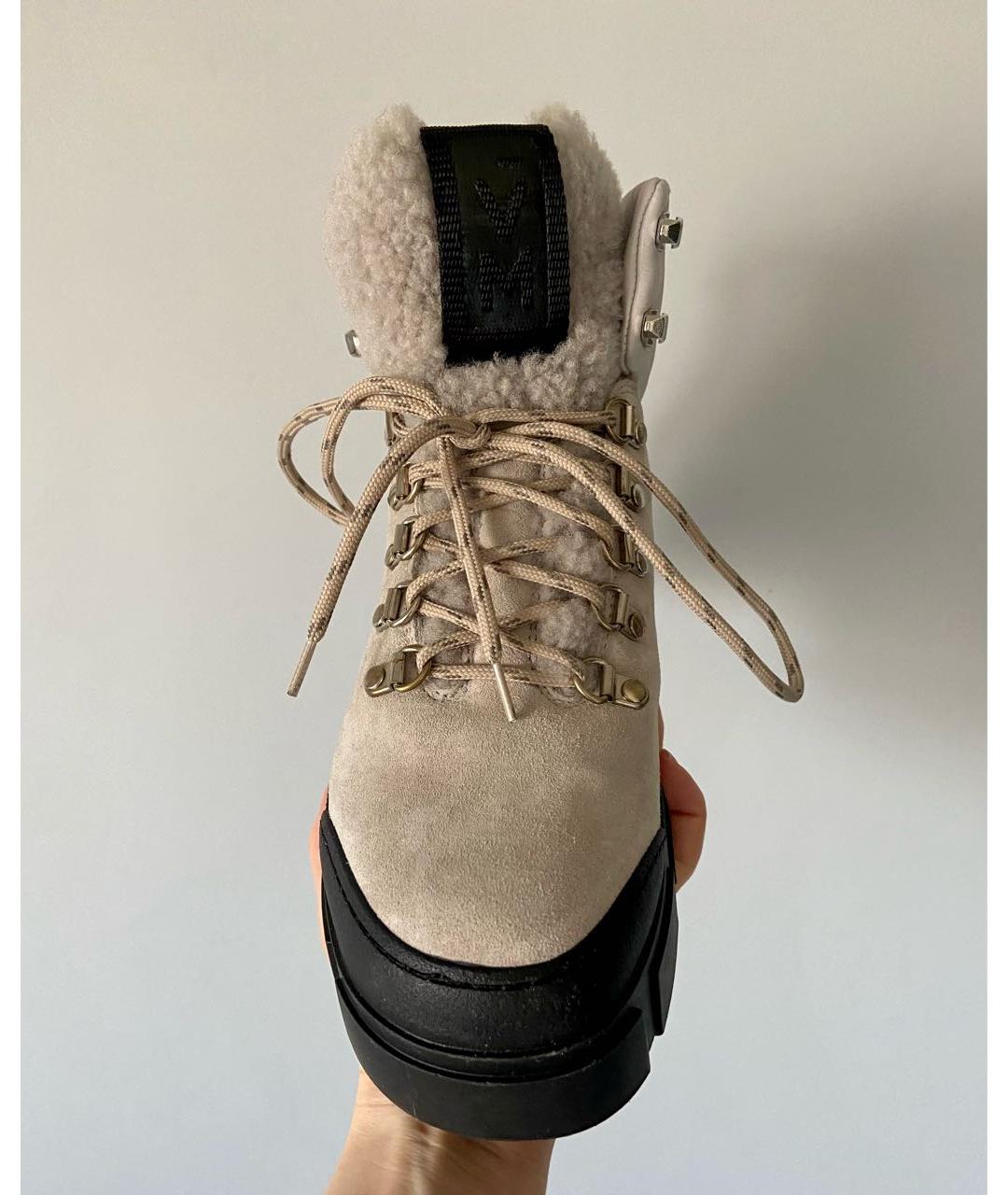 VIC MATIE Серые замшевые ботинки, фото 2