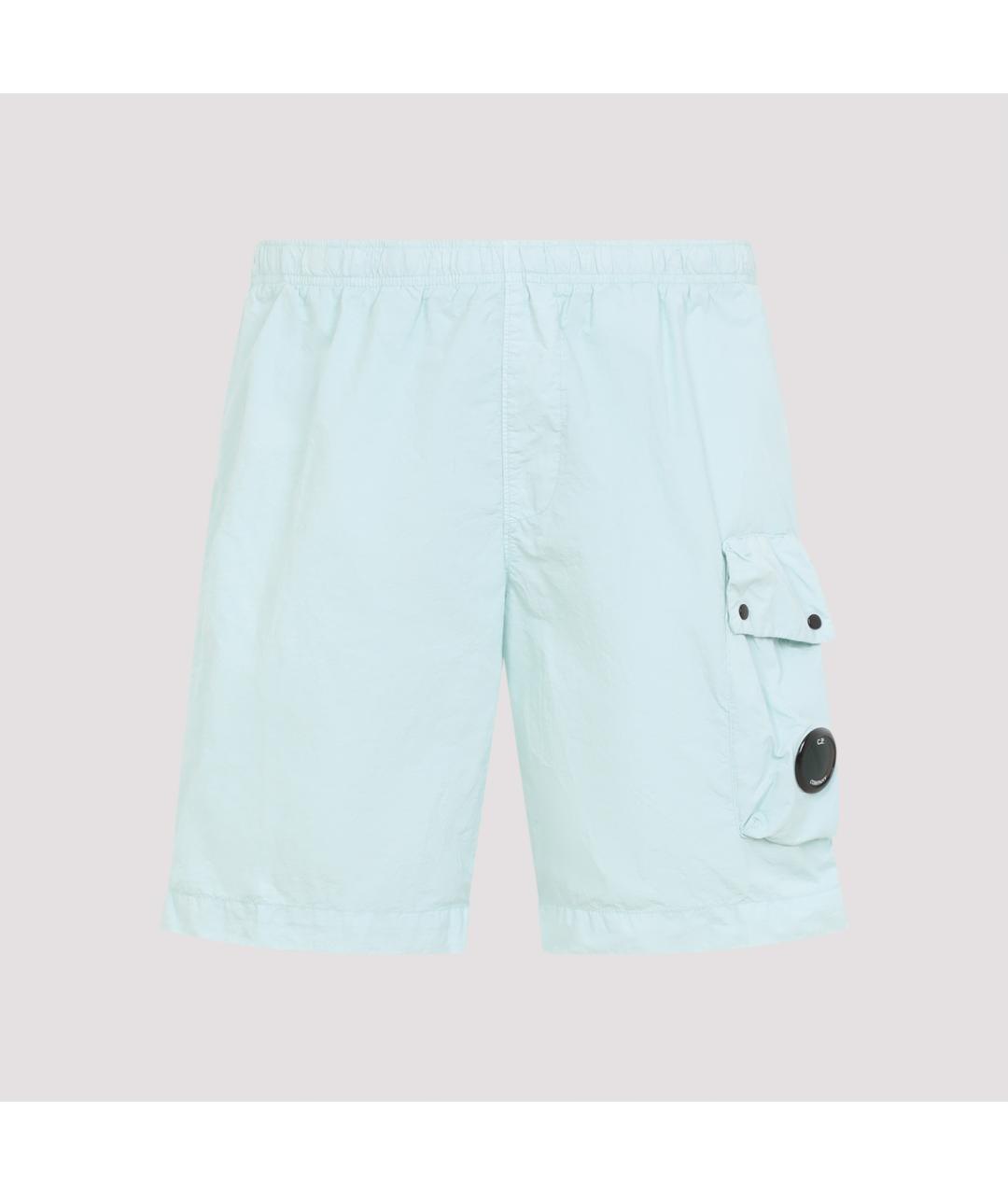 CP COMPANY Синие полиамидовые шорты, фото 2