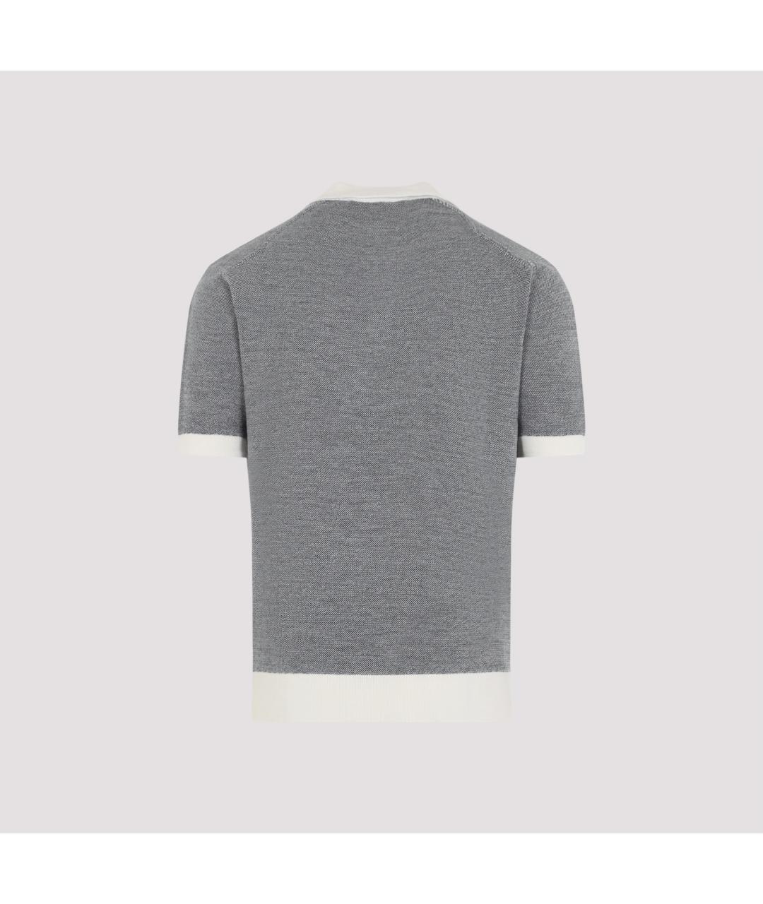 ORLEBAR BROWN Серое поло с коротким рукавом, фото 4