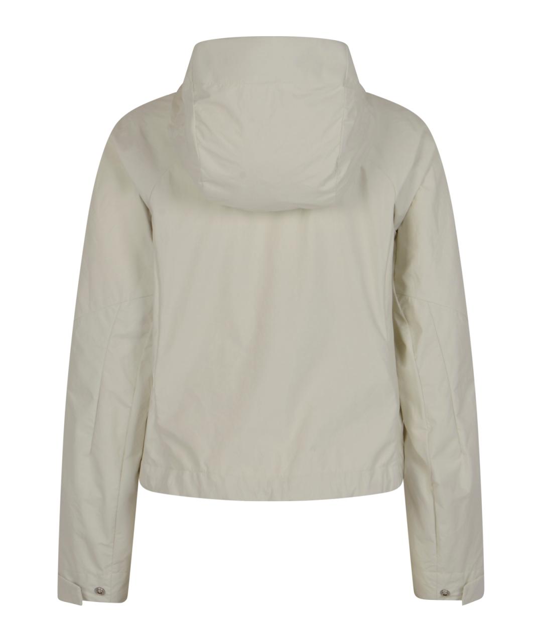 MONCLER Бежевая полиамидовая куртка, фото 2