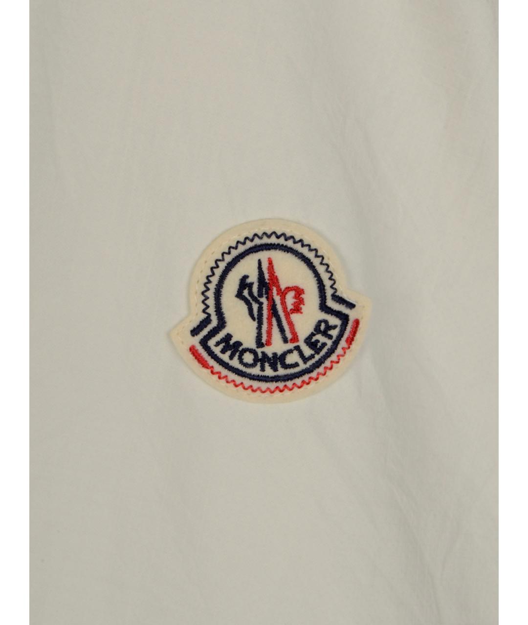 MONCLER Бежевая полиамидовая куртка, фото 3