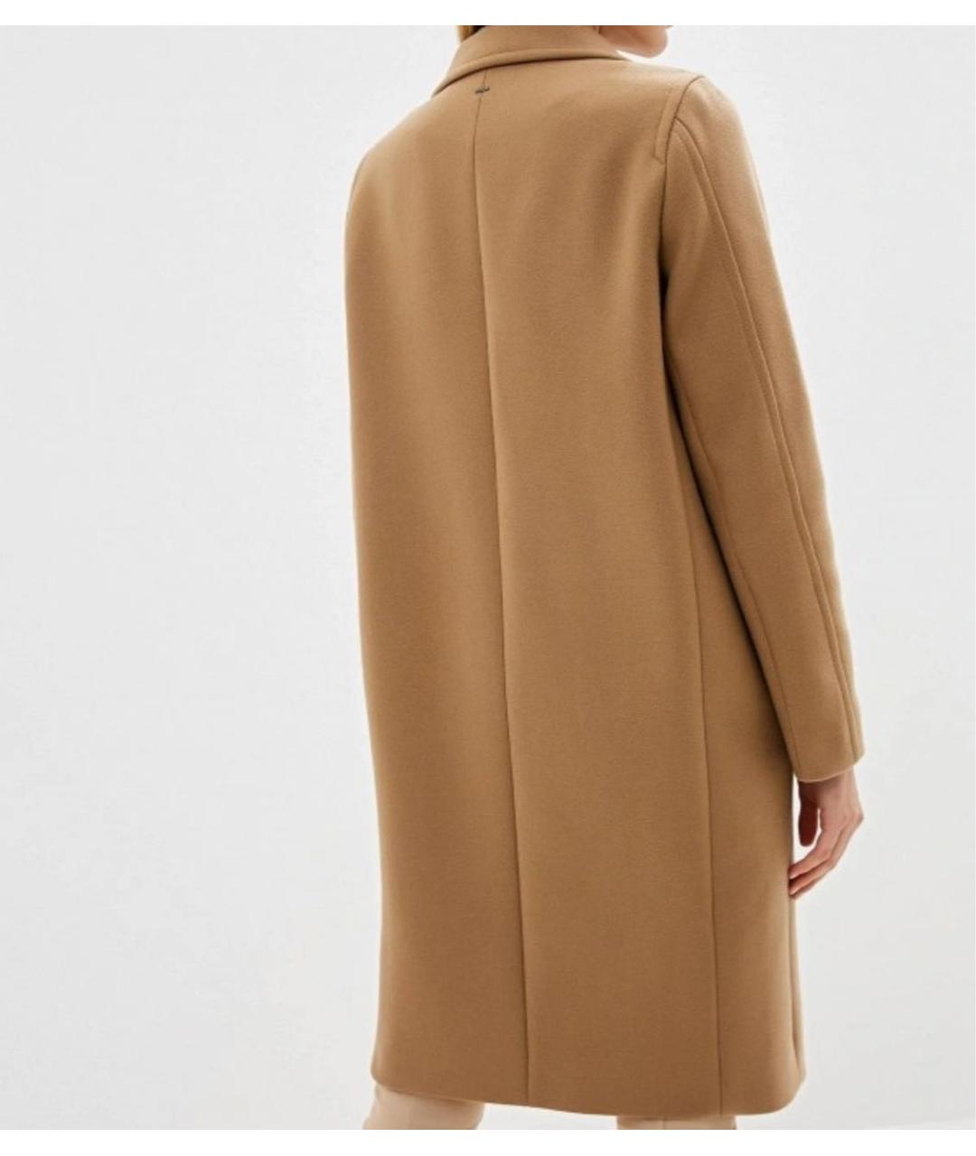 HUGO BOSS Бежевое шерстяное пальто, фото 7