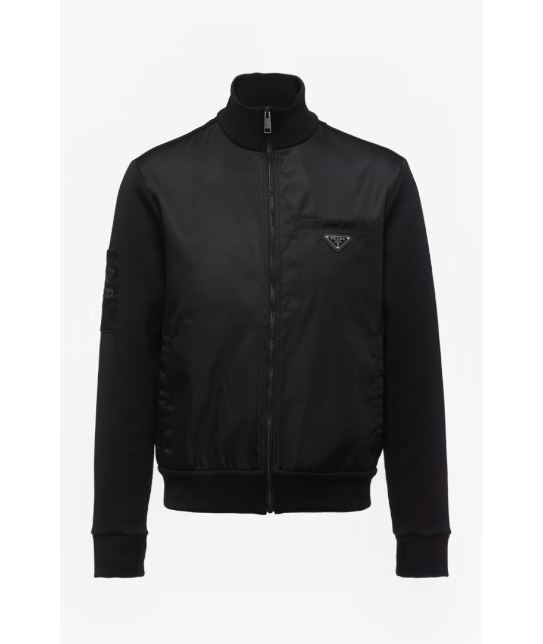 PRADA Черная полиамидовая куртка, фото 8