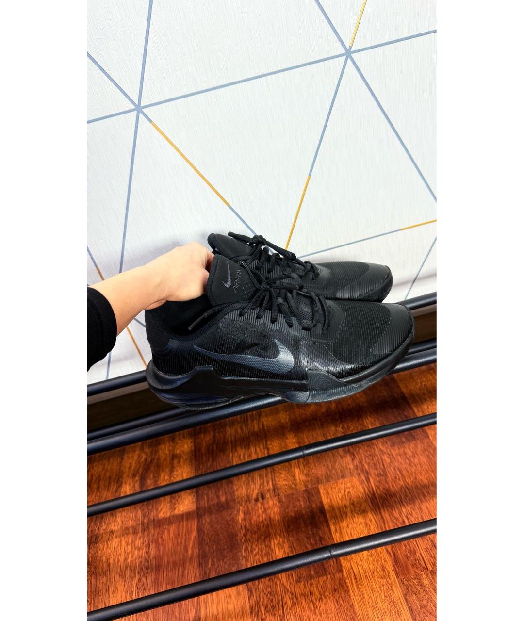 NIKE Черные низкие кроссовки / кеды, фото 5