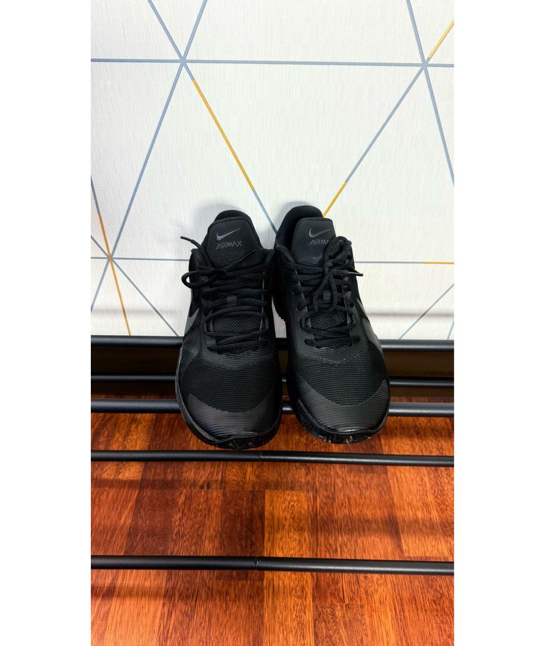 NIKE Черные низкие кроссовки / кеды, фото 2