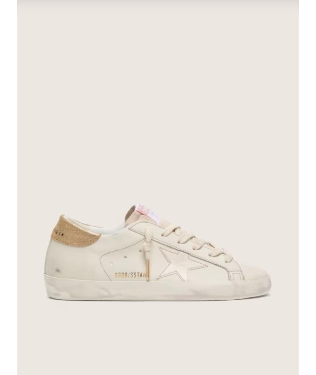 GOLDEN GOOSE DELUXE BRAND Белые кожаные кеды, фото 5