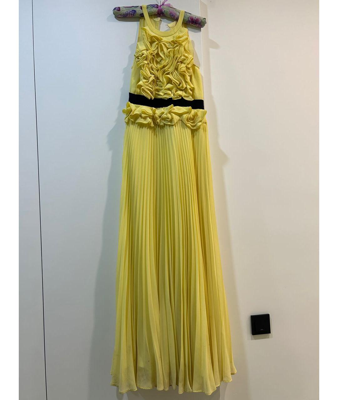 BCBG MAXAZRIA Желтое вечернее платье, фото 6