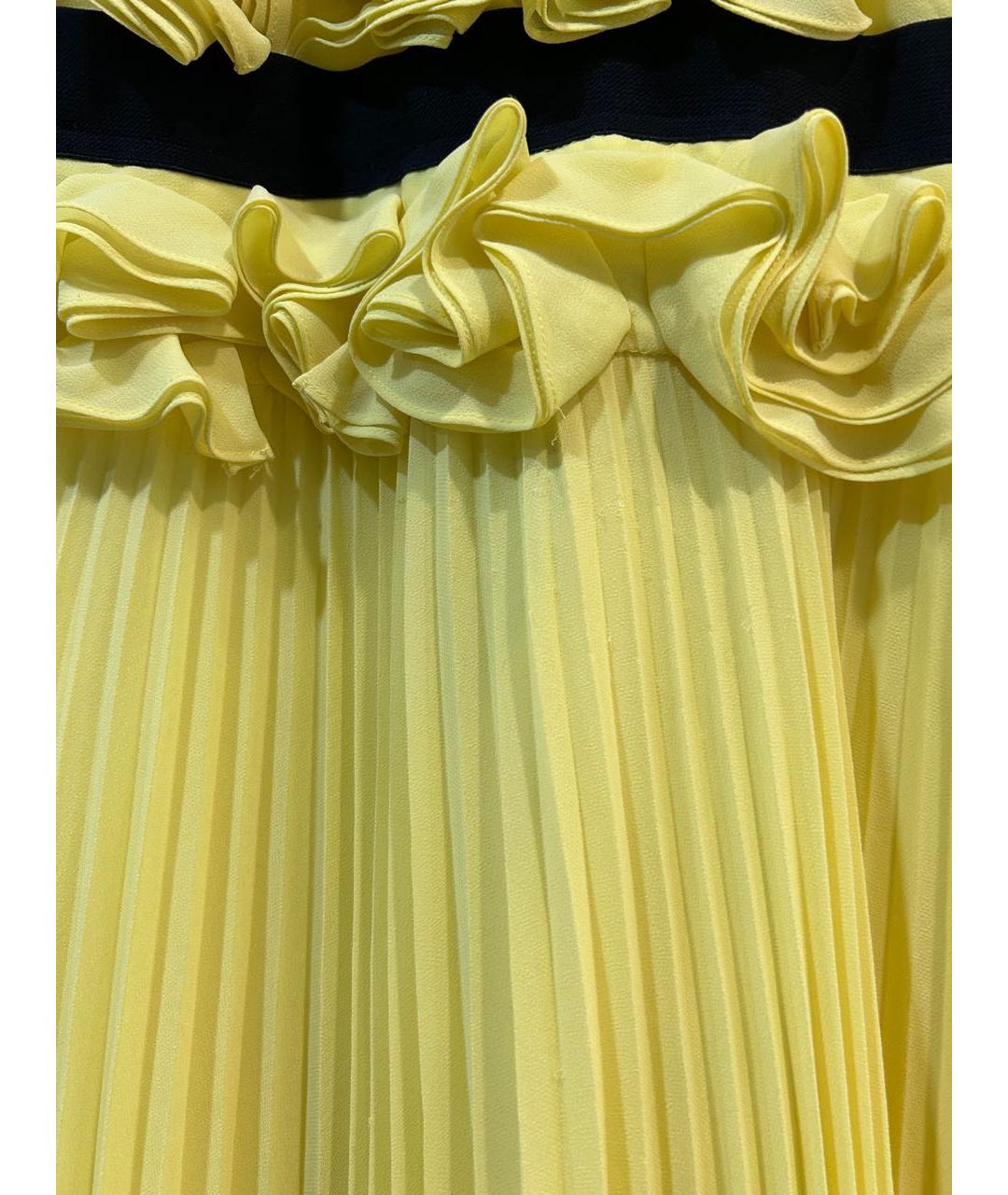 BCBG MAXAZRIA Желтое вечернее платье, фото 4