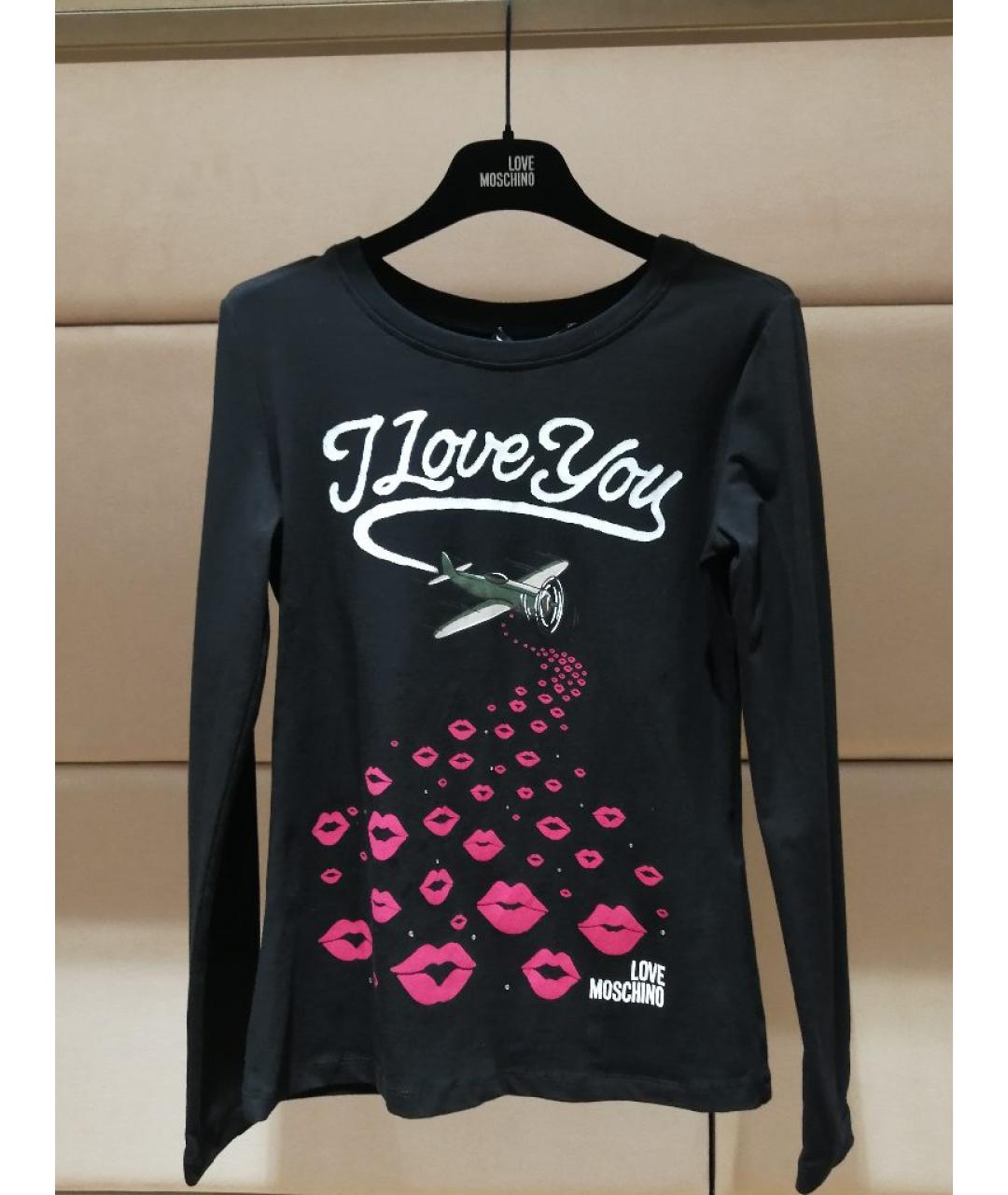 LOVE MOSCHINO Черный джемпер / свитер, фото 3