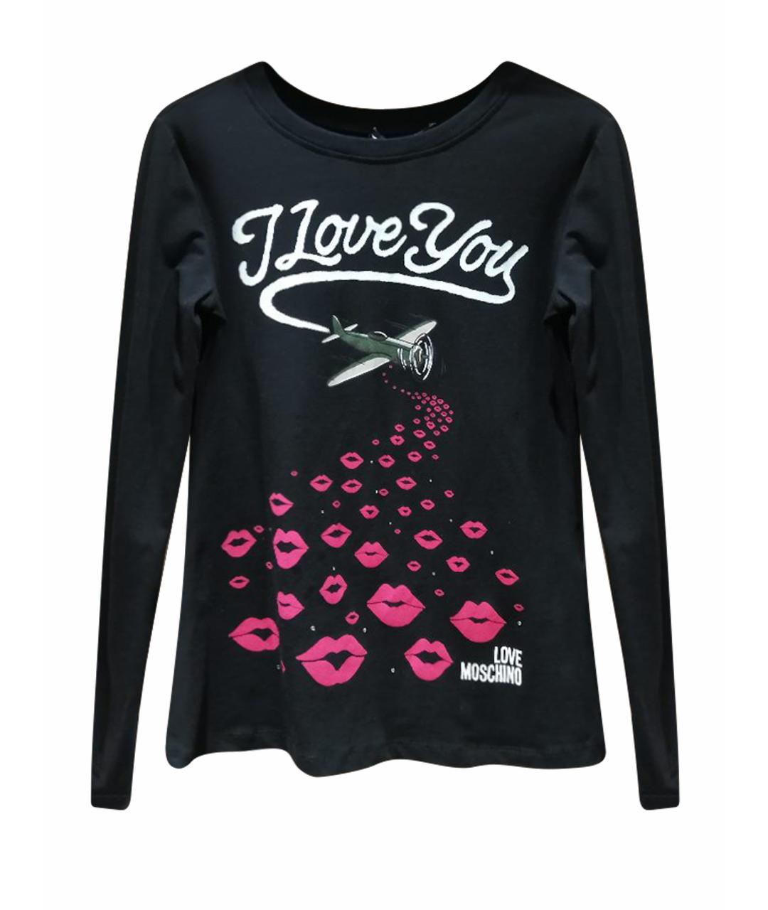 LOVE MOSCHINO Черный джемпер / свитер, фото 1