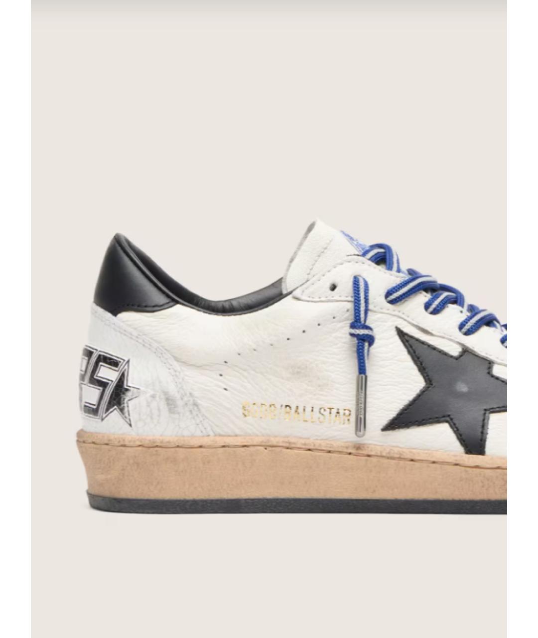 GOLDEN GOOSE DELUXE BRAND Белые кожаные кеды, фото 4