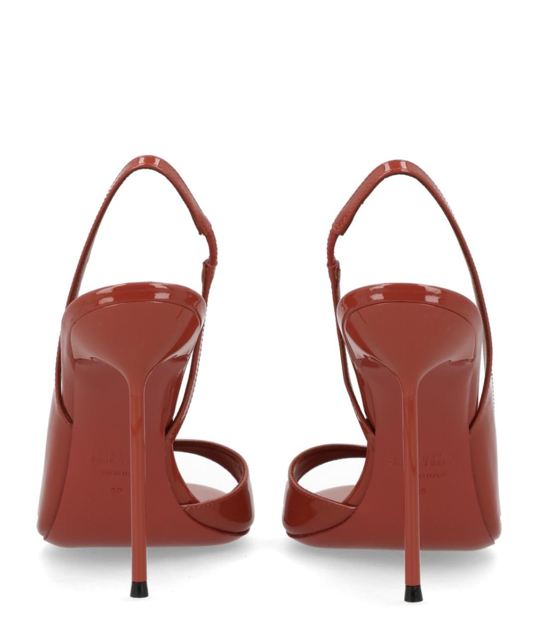 PARIS TEXAS Красные босоножки из лакированной кожи, фото 3