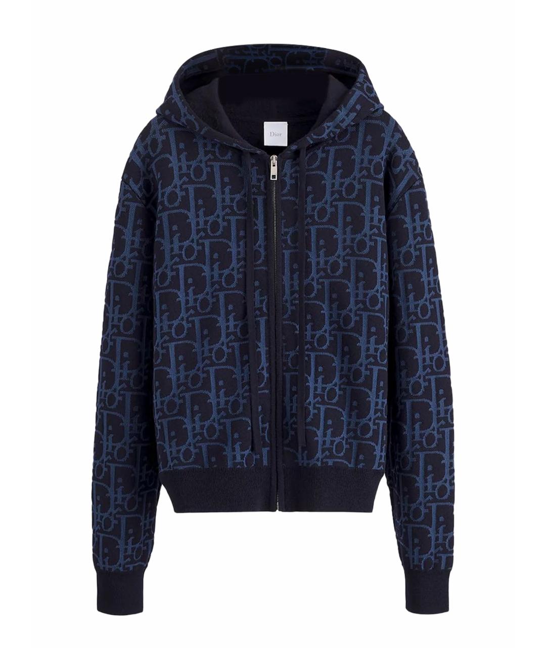 CHRISTIAN DIOR Синий джемпер / свитер, фото 1