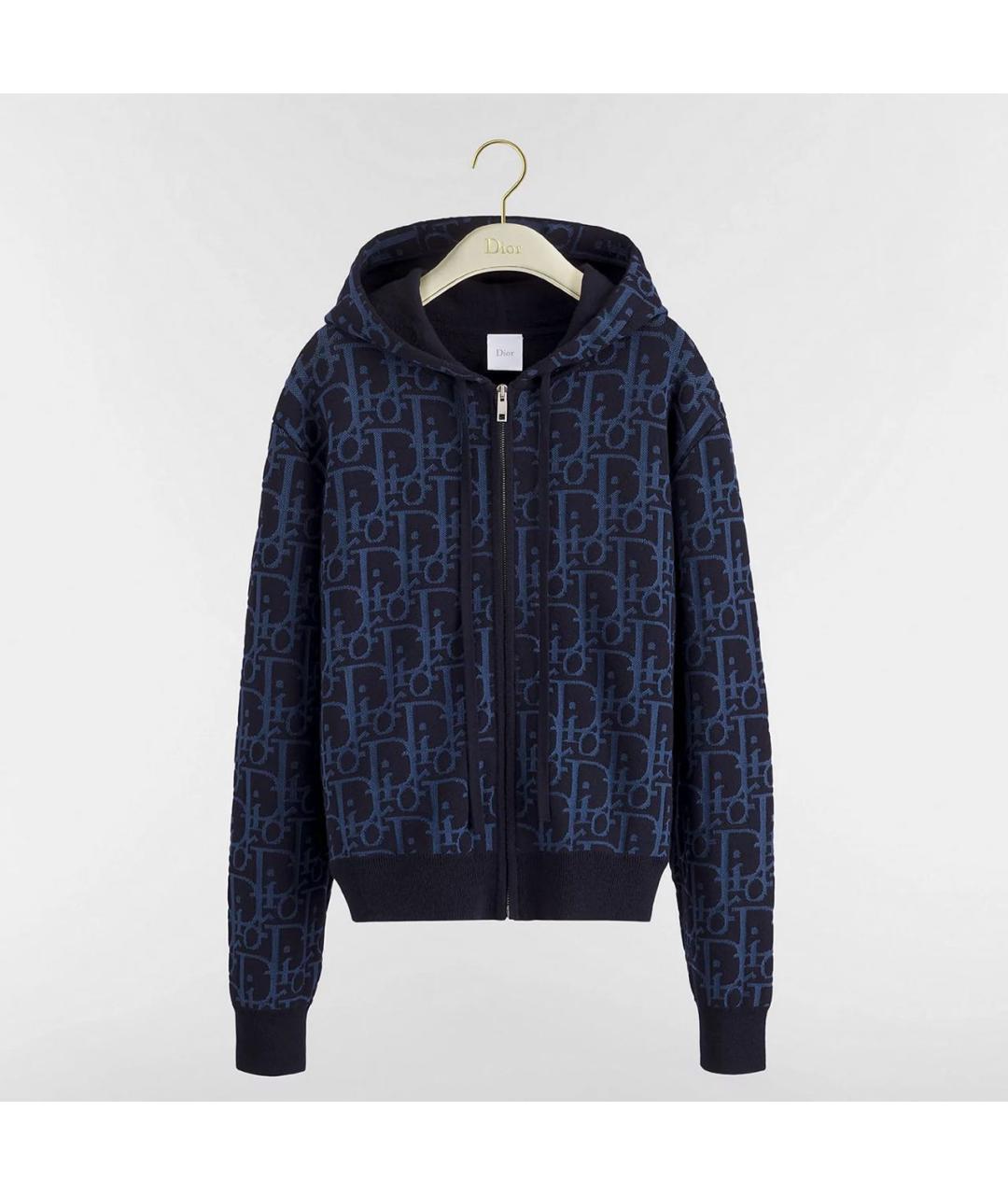 CHRISTIAN DIOR Синий джемпер / свитер, фото 5