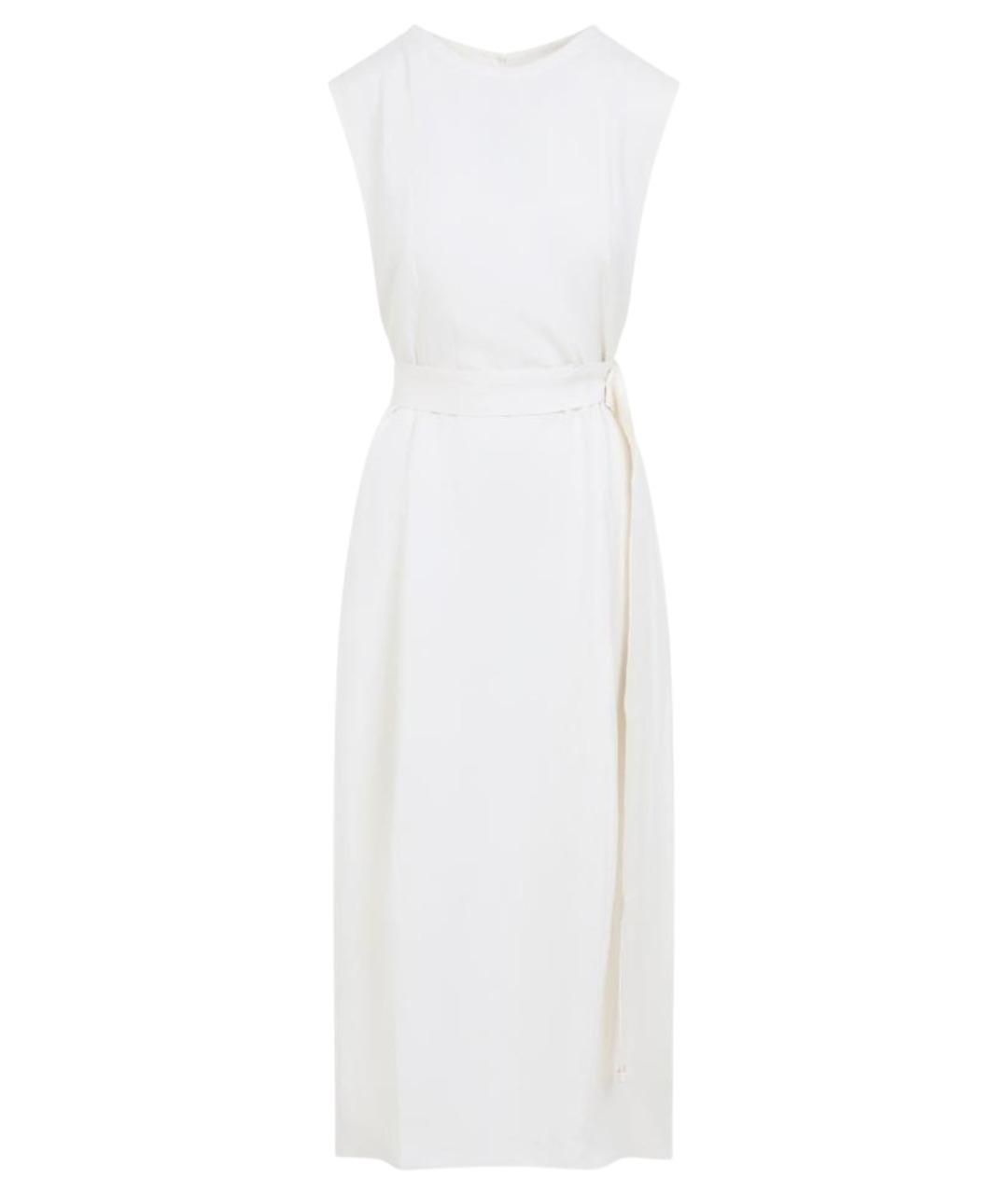 STUDIO NICHOLSON Белое вискозное повседневное платье, фото 1