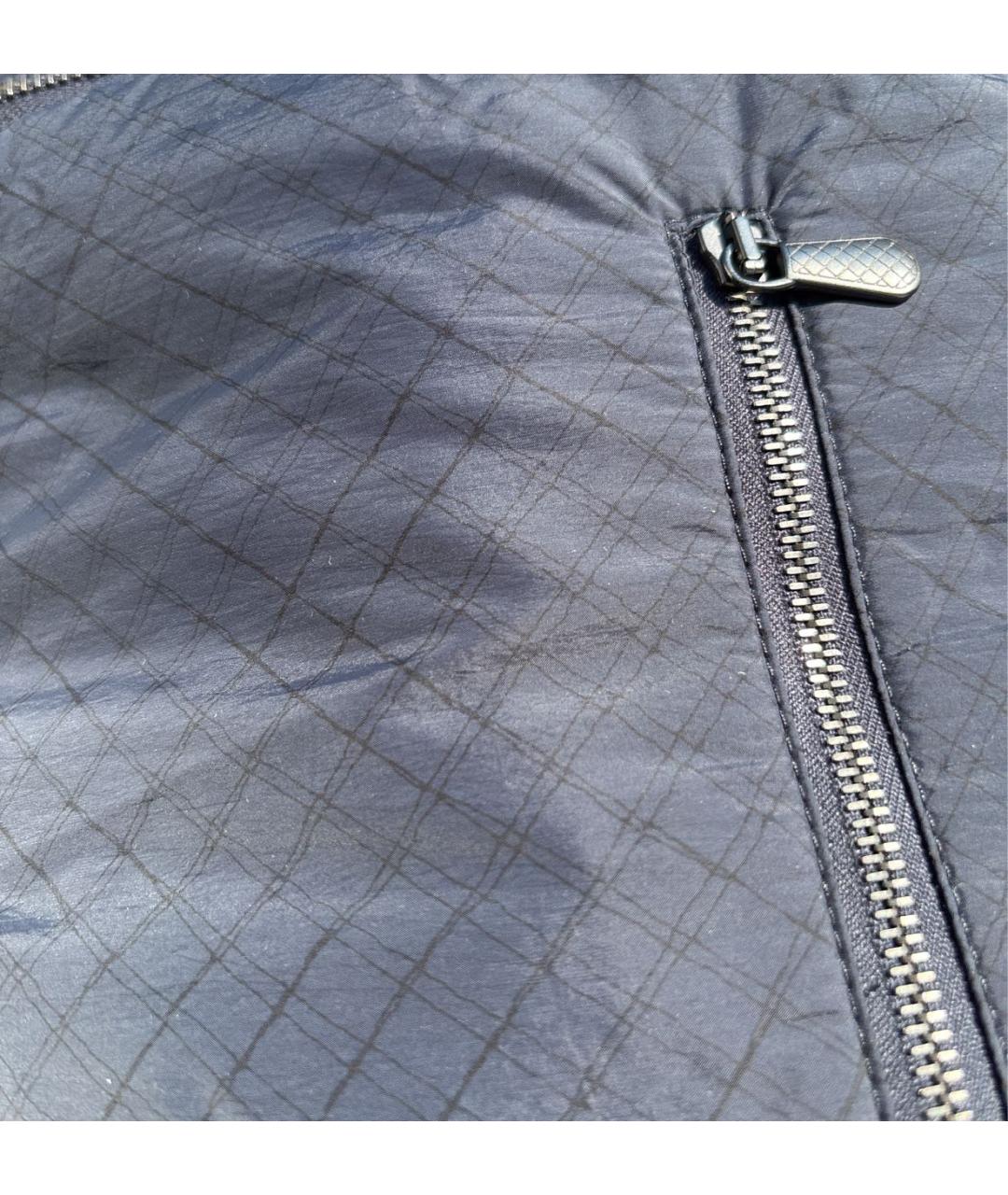 BOTTEGA VENETA Темно-синяя полиамидовая куртка, фото 4