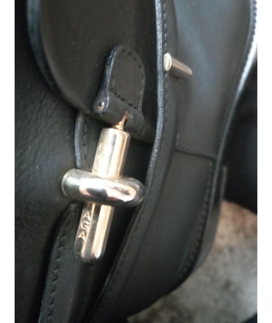 BALENCIAGA Черные кожаные ботфорты, фото 3