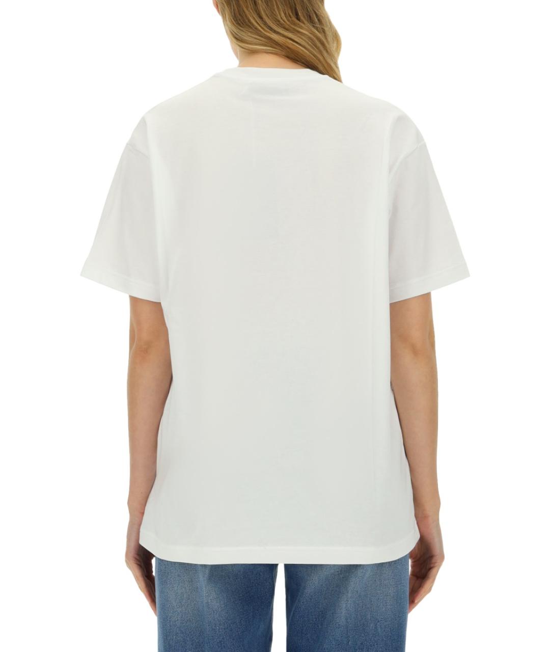 GUCCI Белая хлопковая футболка, фото 5