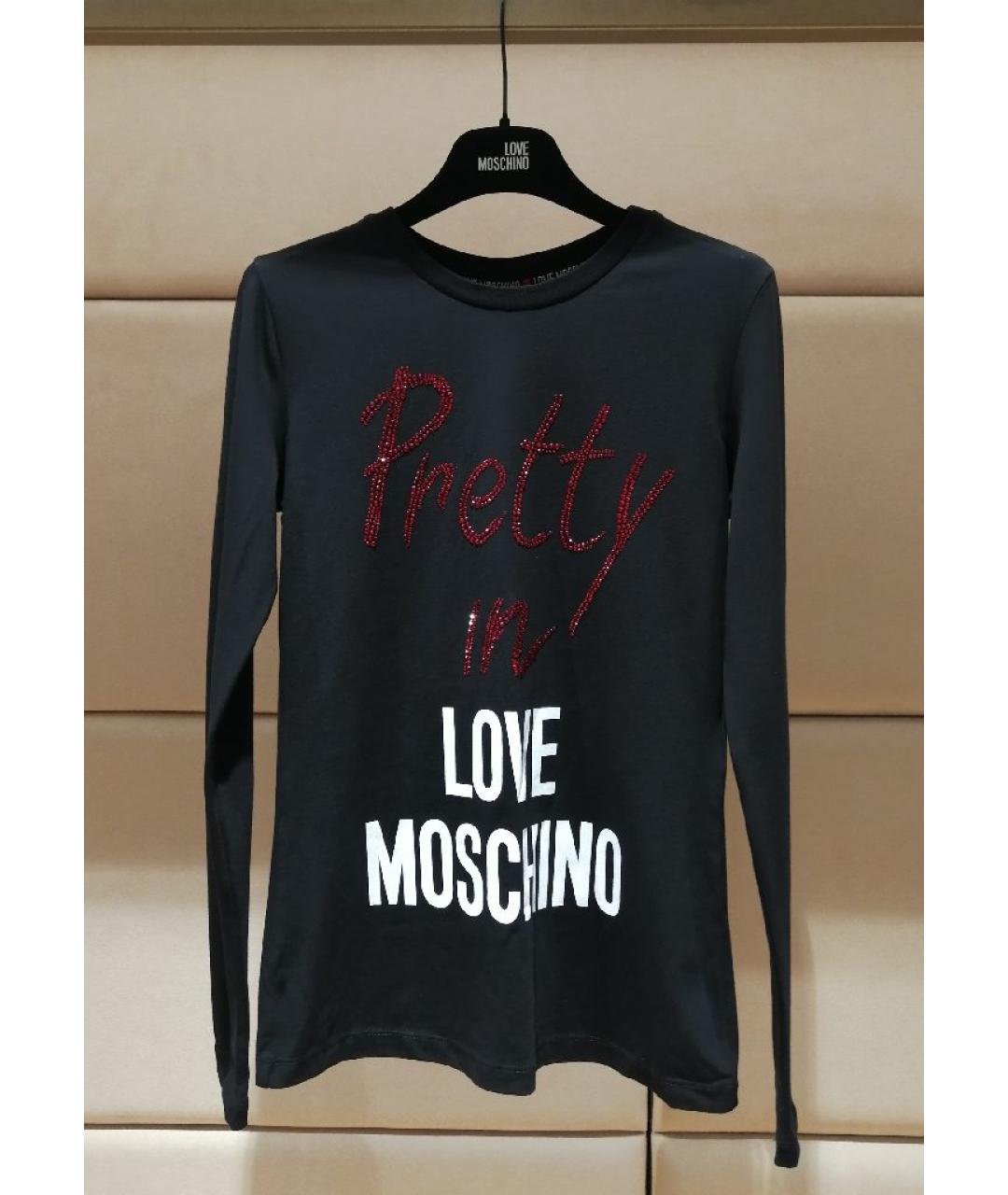 LOVE MOSCHINO Черный джемпер / свитер, фото 3