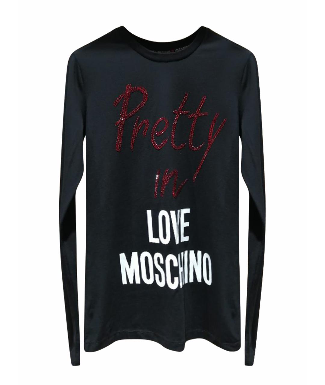 LOVE MOSCHINO Черный джемпер / свитер, фото 1