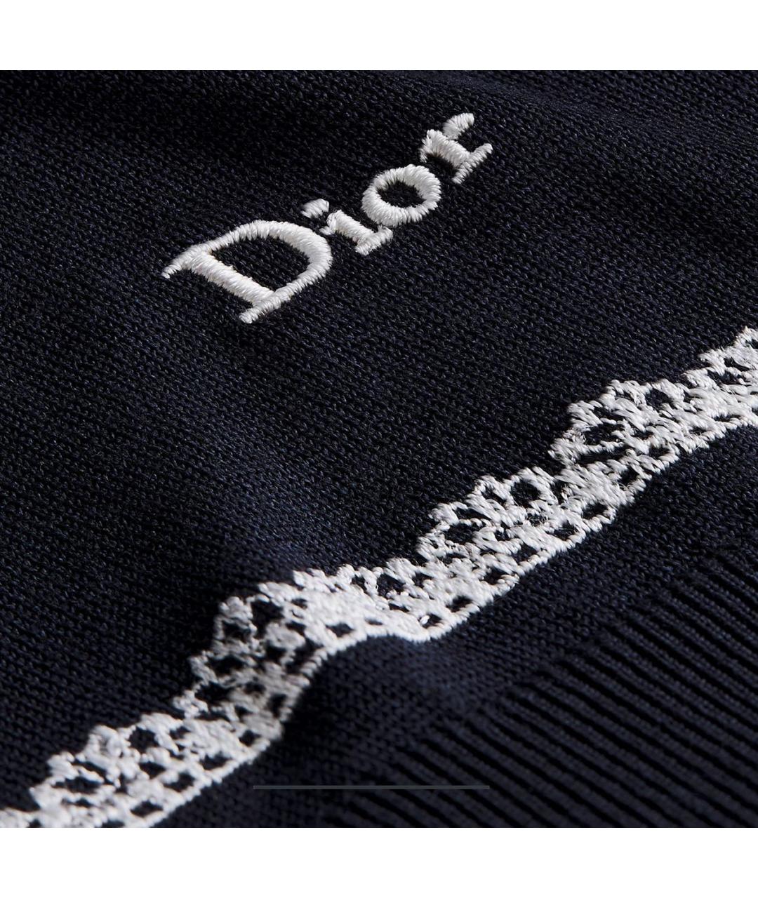 CHRISTIAN DIOR Темно-синий джемпер / свитер, фото 2