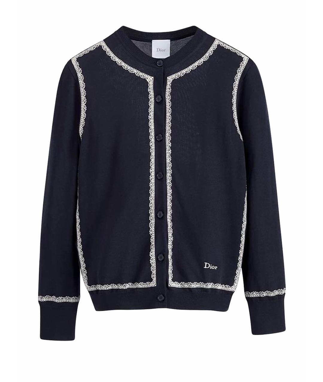 CHRISTIAN DIOR Темно-синий джемпер / свитер, фото 1
