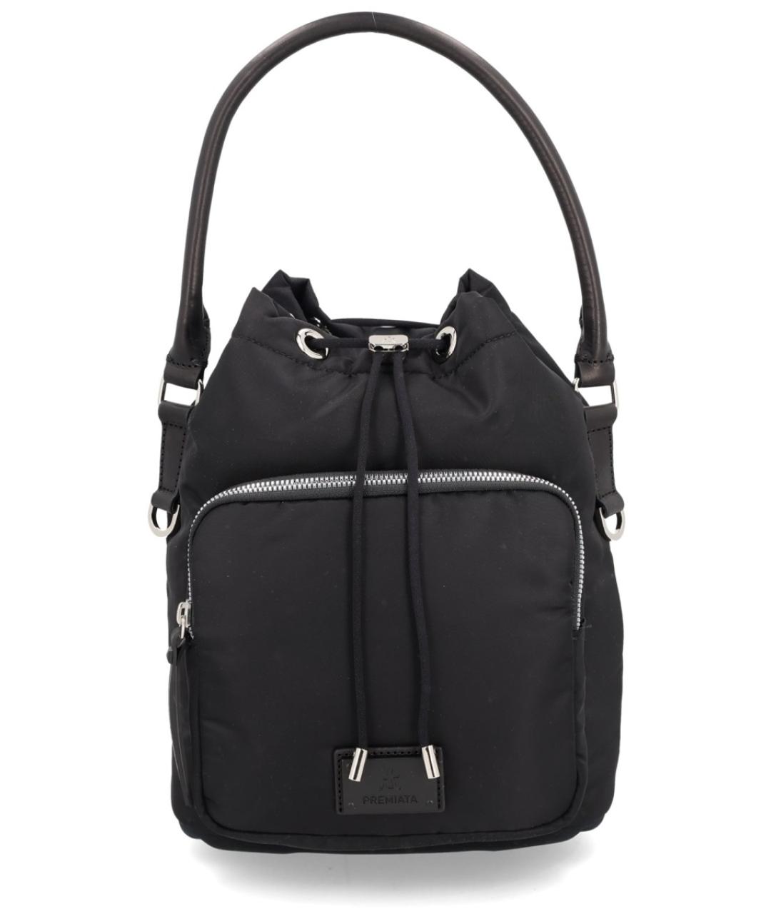 PREMIATA Черная тканевая сумка на плечо, фото 1