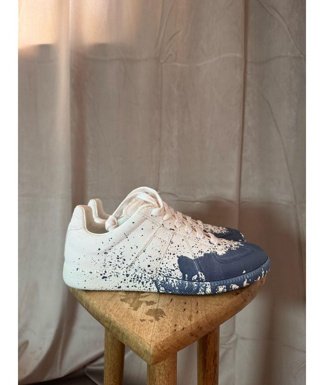 MAISON MARGIELA Синие кеды, фото 5