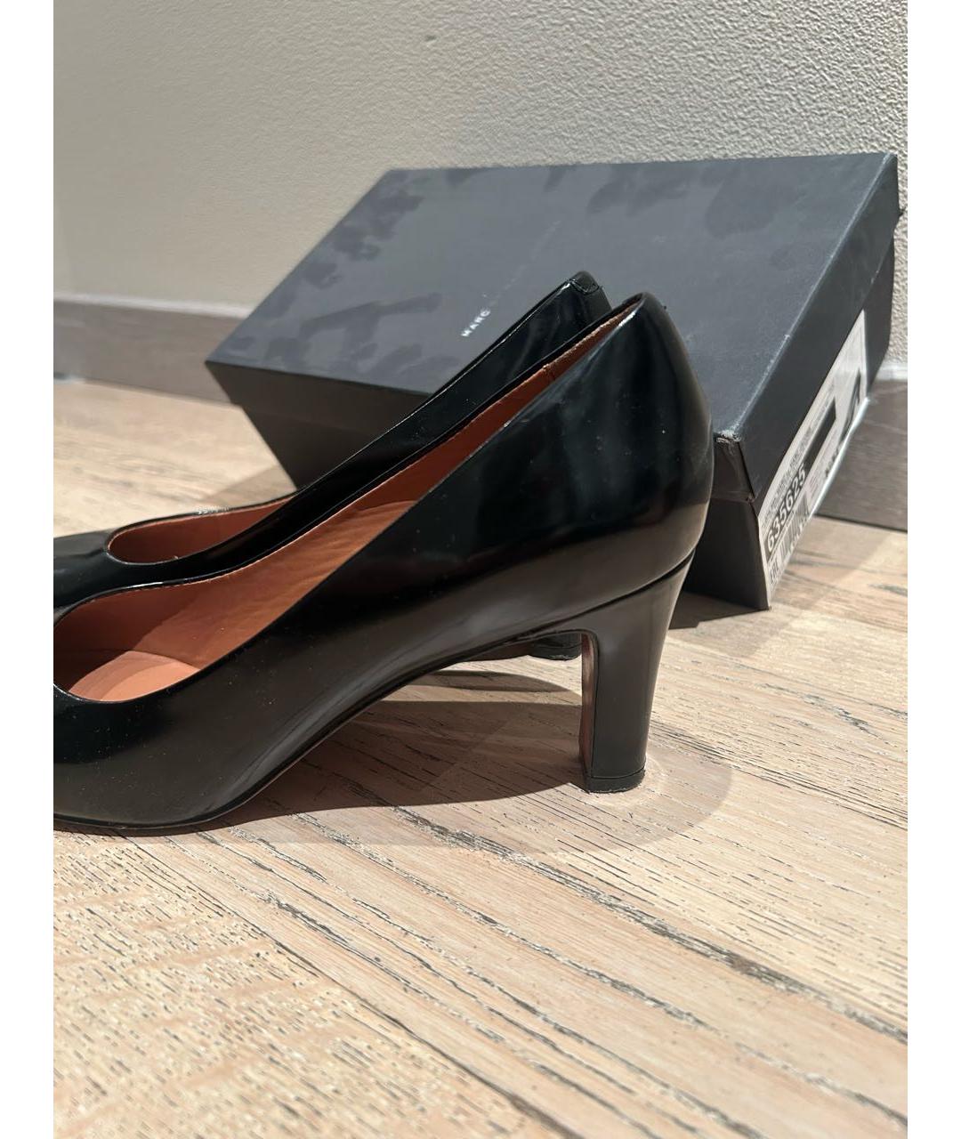 MARC BY MARC JACOBS Черные туфли из лакированной кожи, фото 4