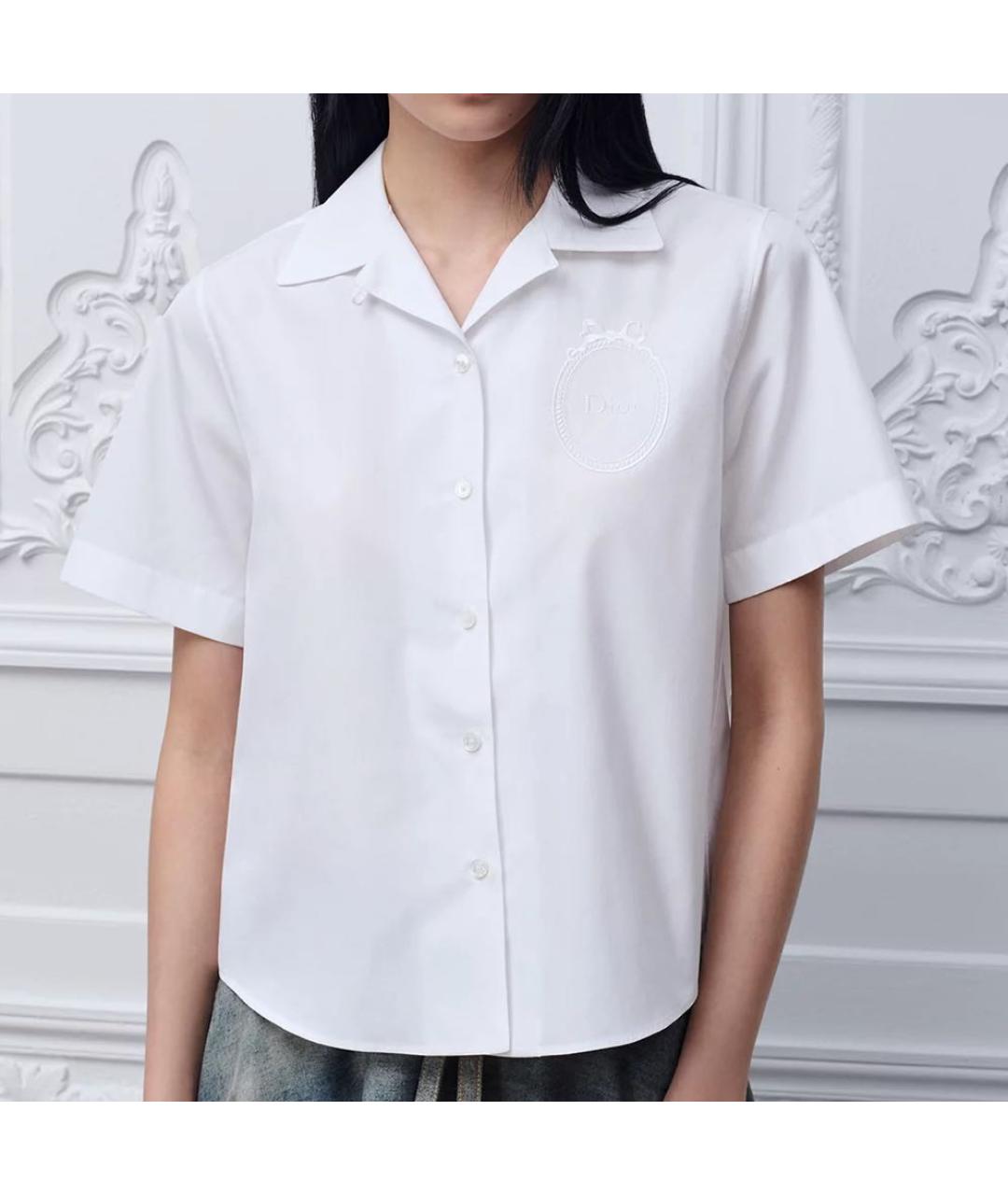 CHRISTIAN DIOR Белая блузы, фото 4