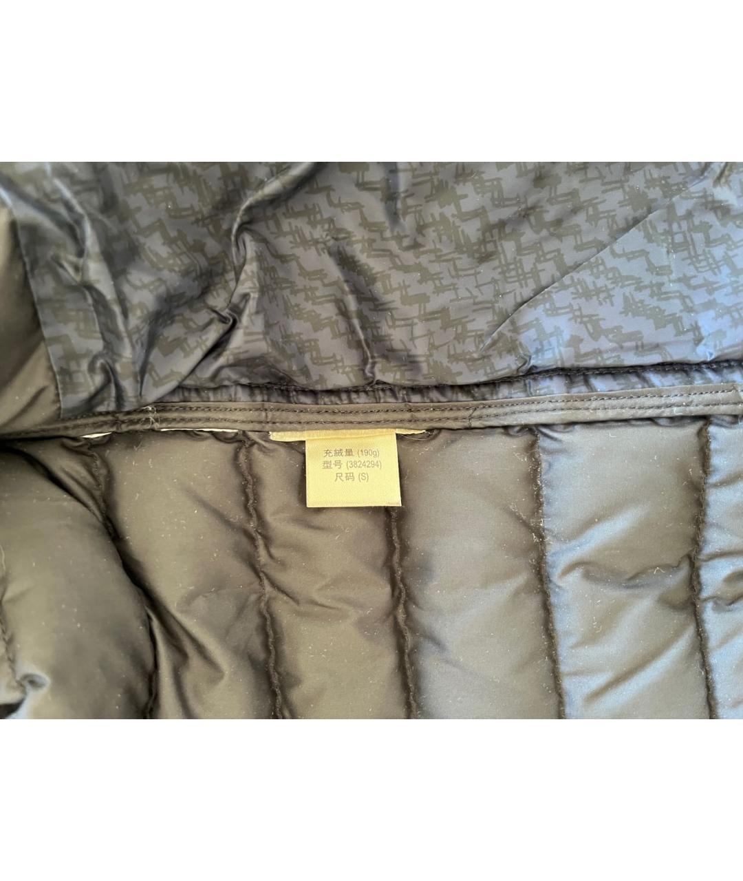 BURBERRY Темно-синяя полиэстеровая куртка, фото 5