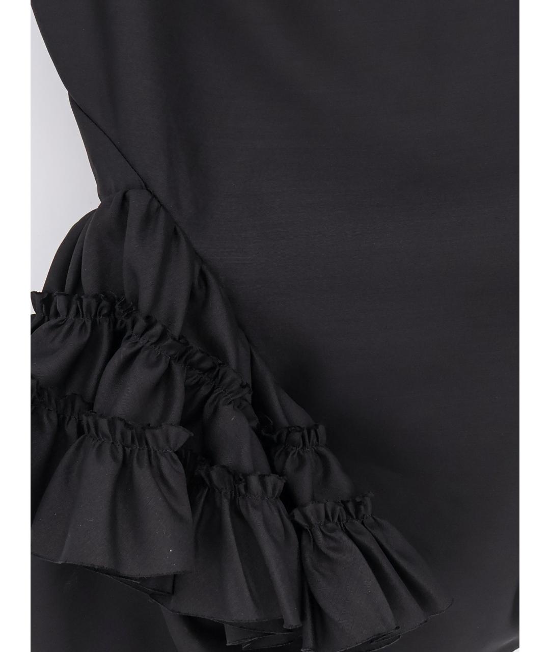 DRIES VAN NOTEN Черная шерстяная блузы, фото 3