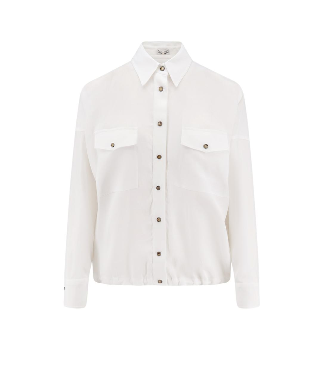 BRUNELLO CUCINELLI Белая хлопковая рубашка, фото 1