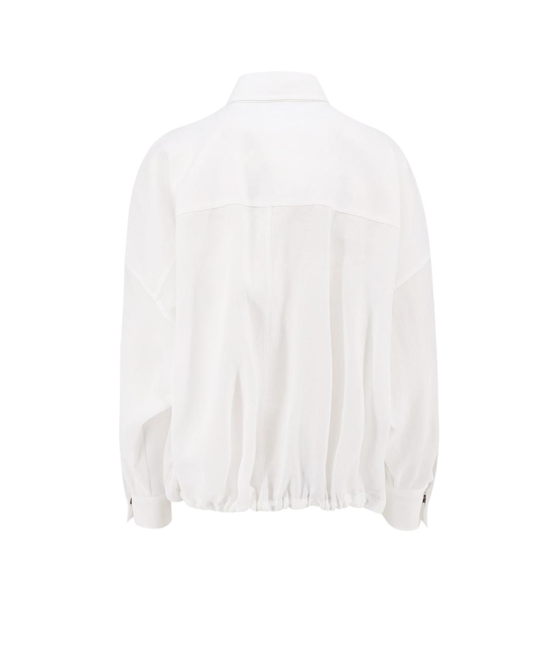 BRUNELLO CUCINELLI Белая хлопковая рубашка, фото 2