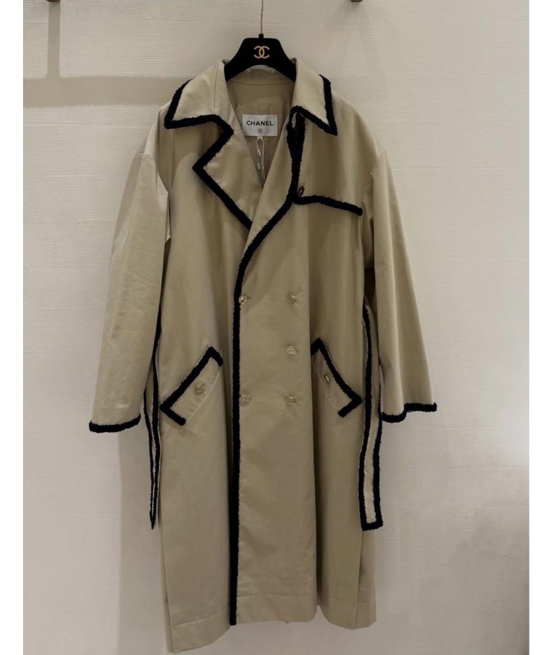 CHANEL Бежевый тренч/плащ, фото 3