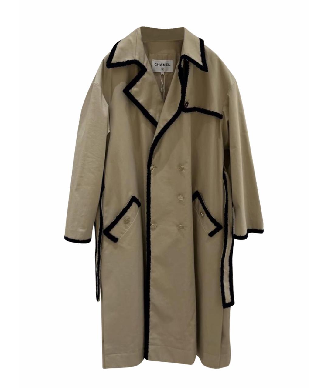 CHANEL Бежевый тренч/плащ, фото 1