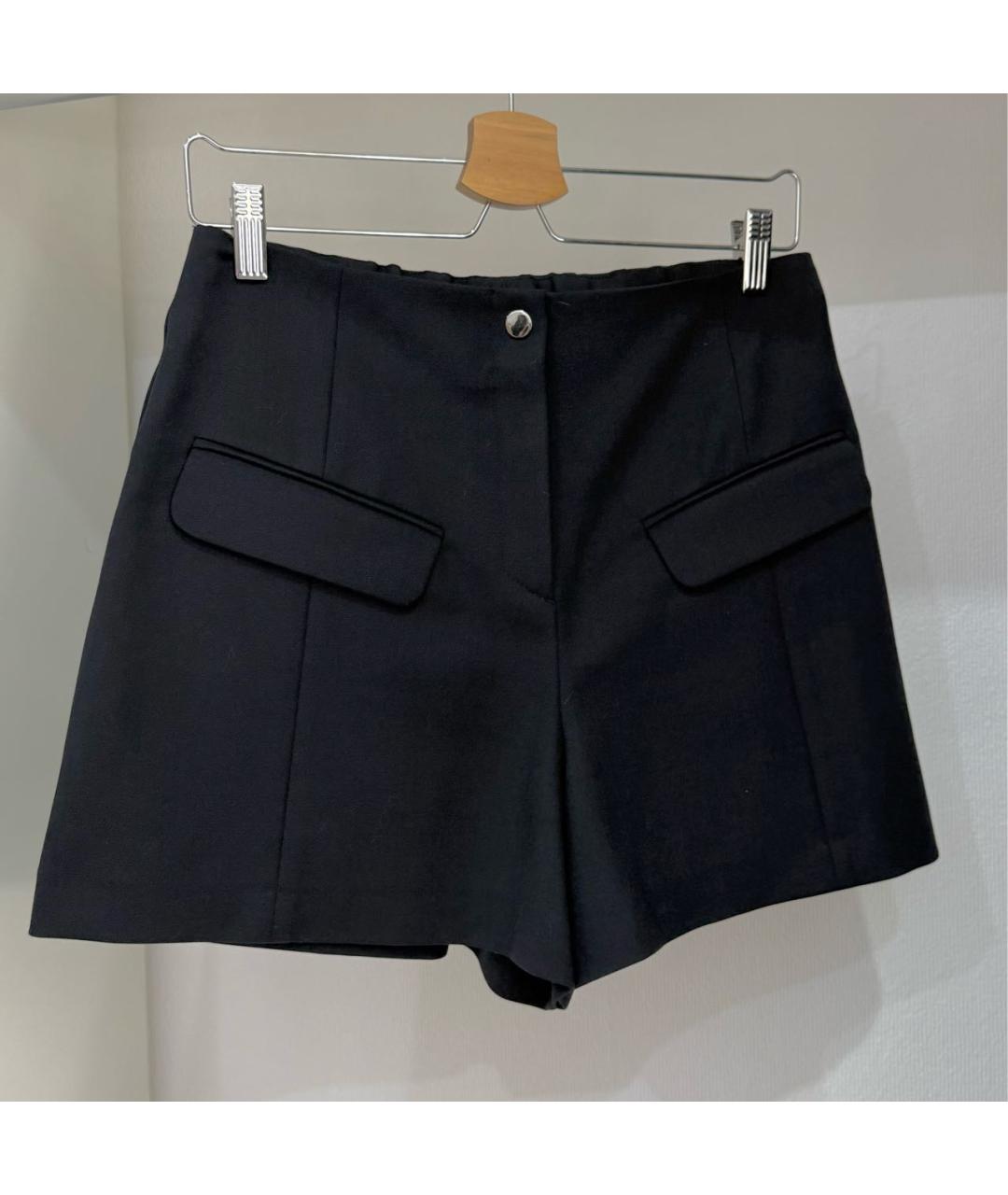 MAJE Темно-синий шерстяной костюм с брюками, фото 8