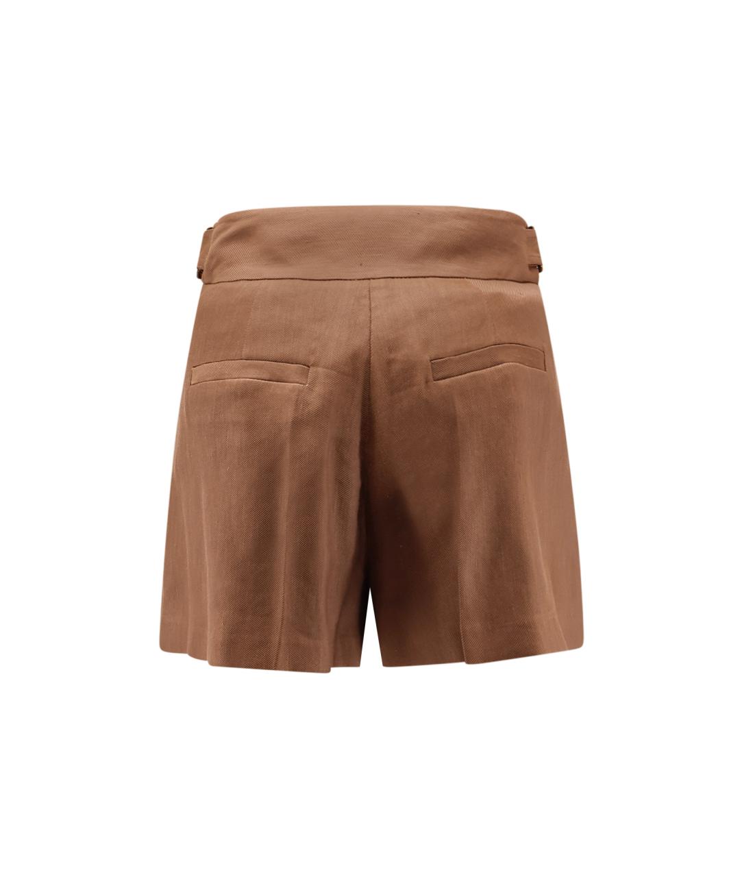 ELISABETTA FRANCHI Коричневые шорты, фото 2