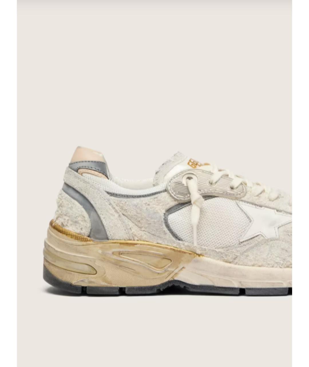 GOLDEN GOOSE DELUXE BRAND Белые кожаные кроссовки, фото 4