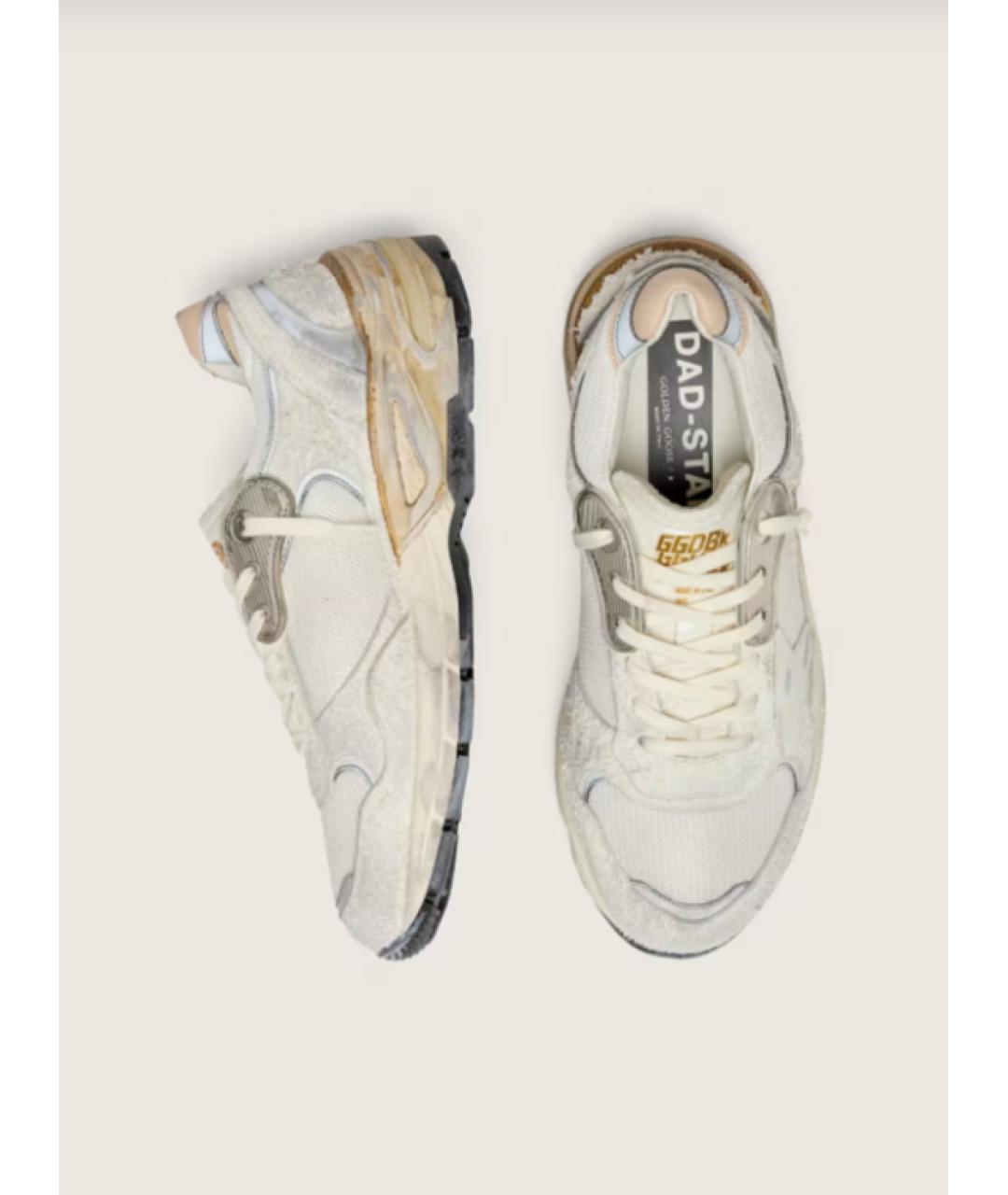 GOLDEN GOOSE DELUXE BRAND Белые кожаные кроссовки, фото 3