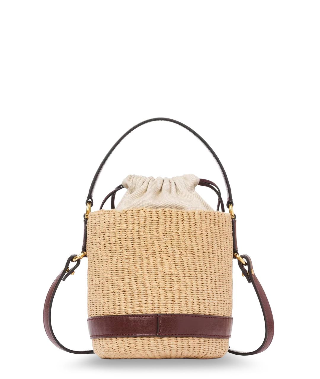 CHLOE Бежевая пелетеная сумка тоут, фото 2