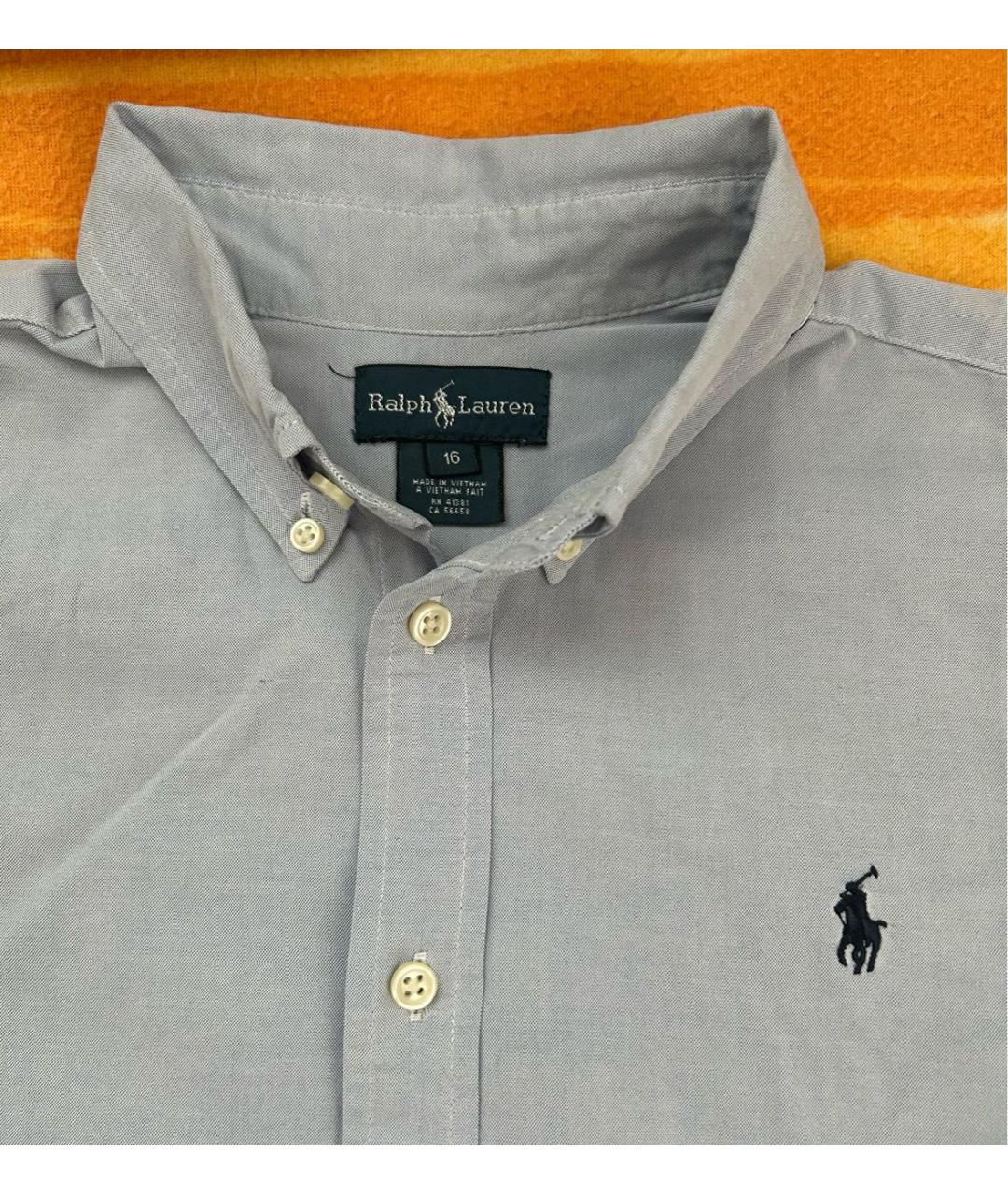 RALPH LAUREN Хлопковая детская рубашка, фото 4